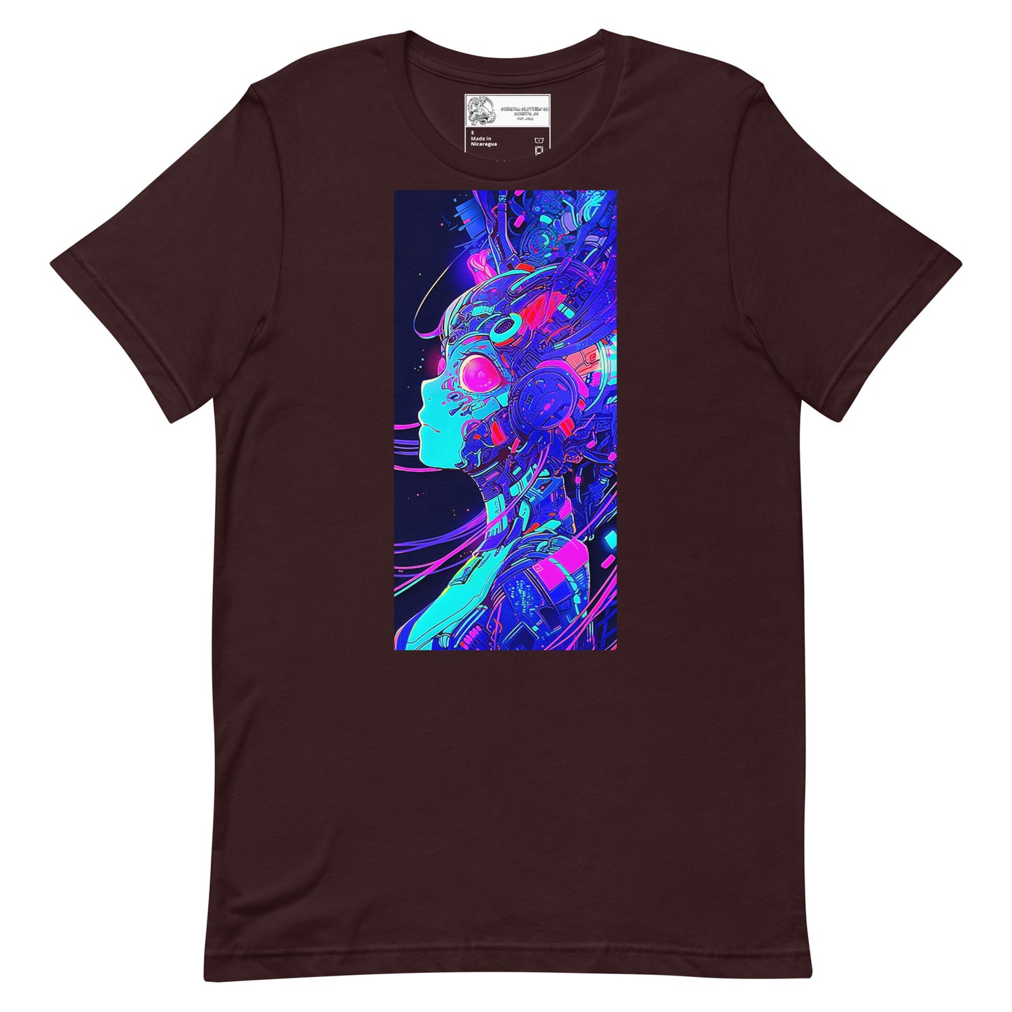 Cyborg Anime Girl #1 Unisex t-shirt