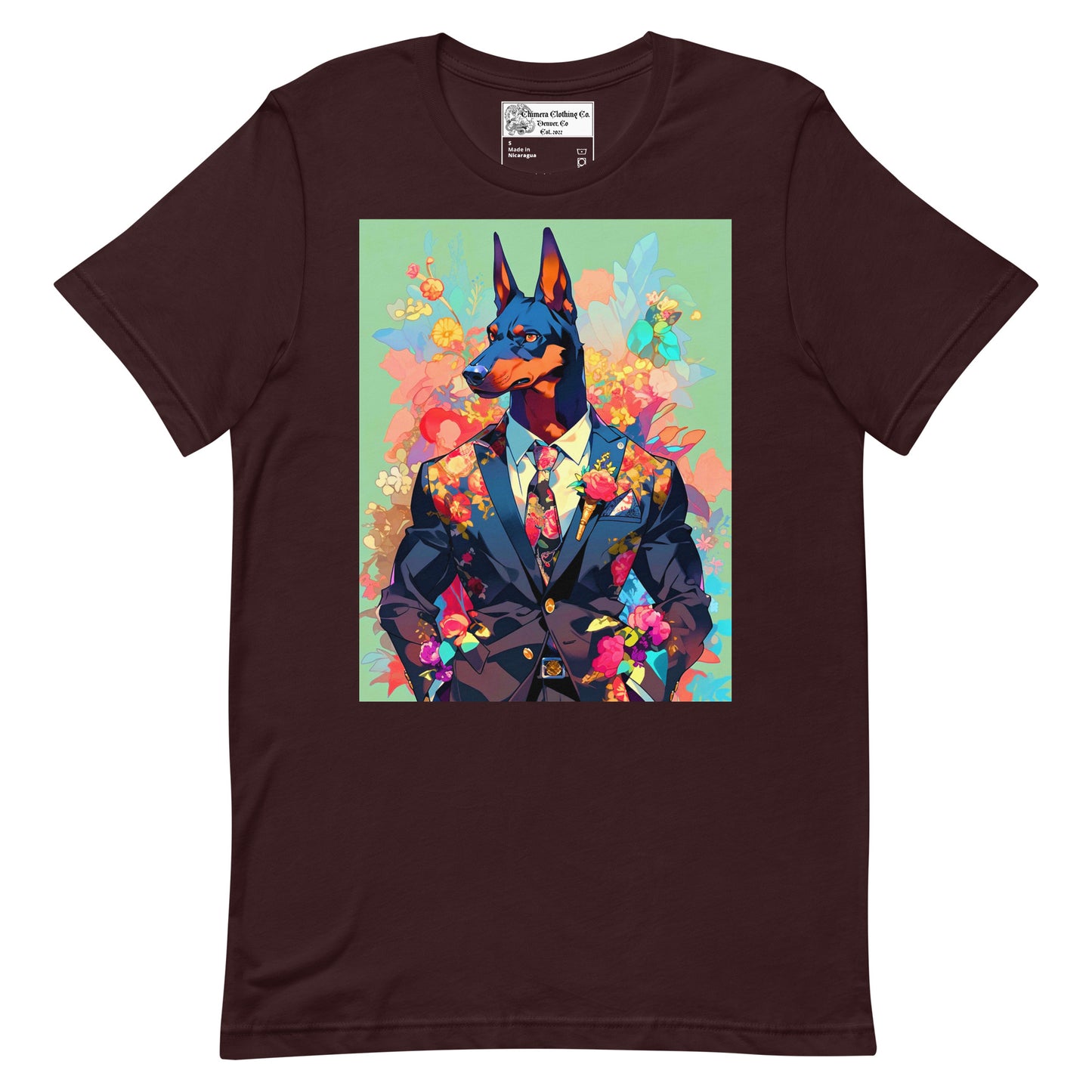 Boss Dog Doberman Unisex t-shirt