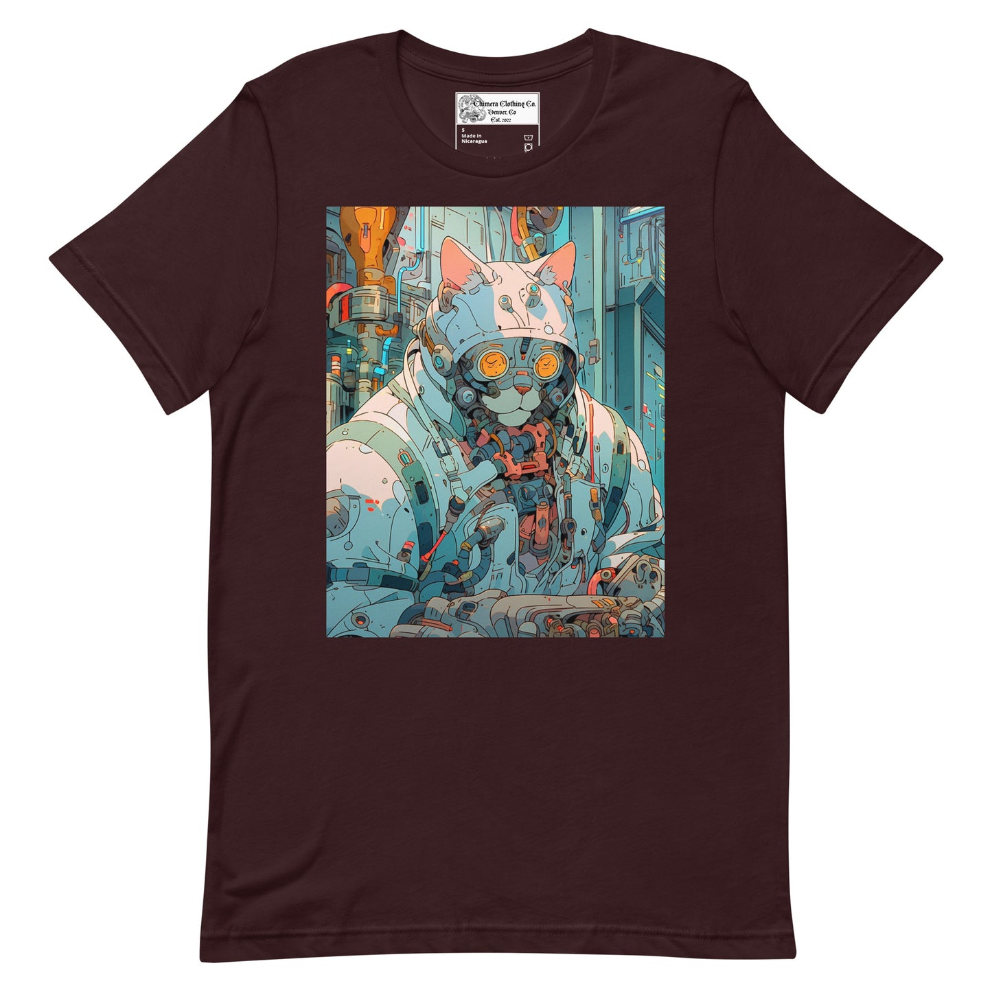 Cyborg Cat Unisex t-shirt