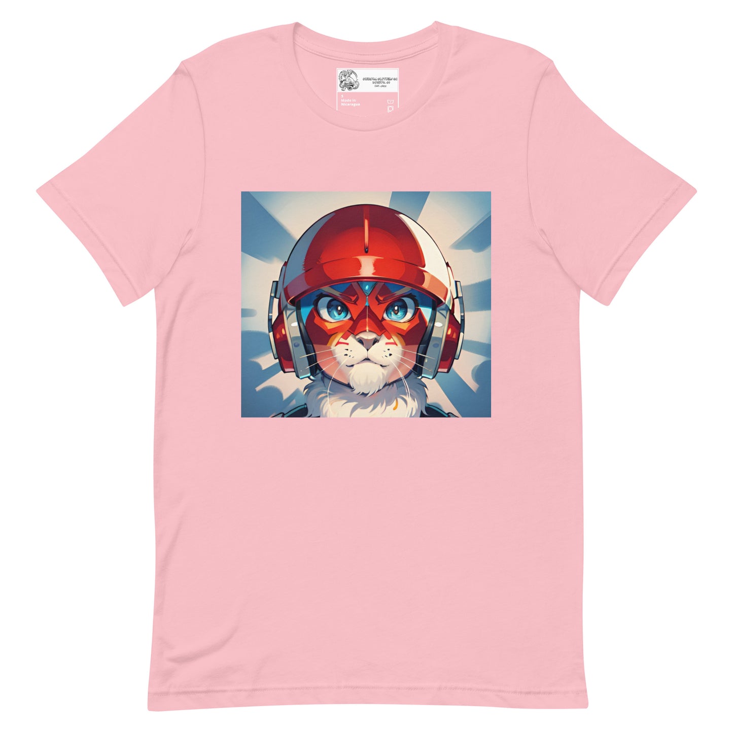 Racer Kitty Cat Unisex t-shirt