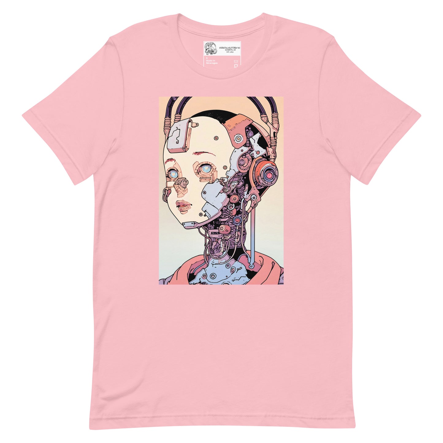 Cyborg Anime Woman #1 Unisex t-shirt