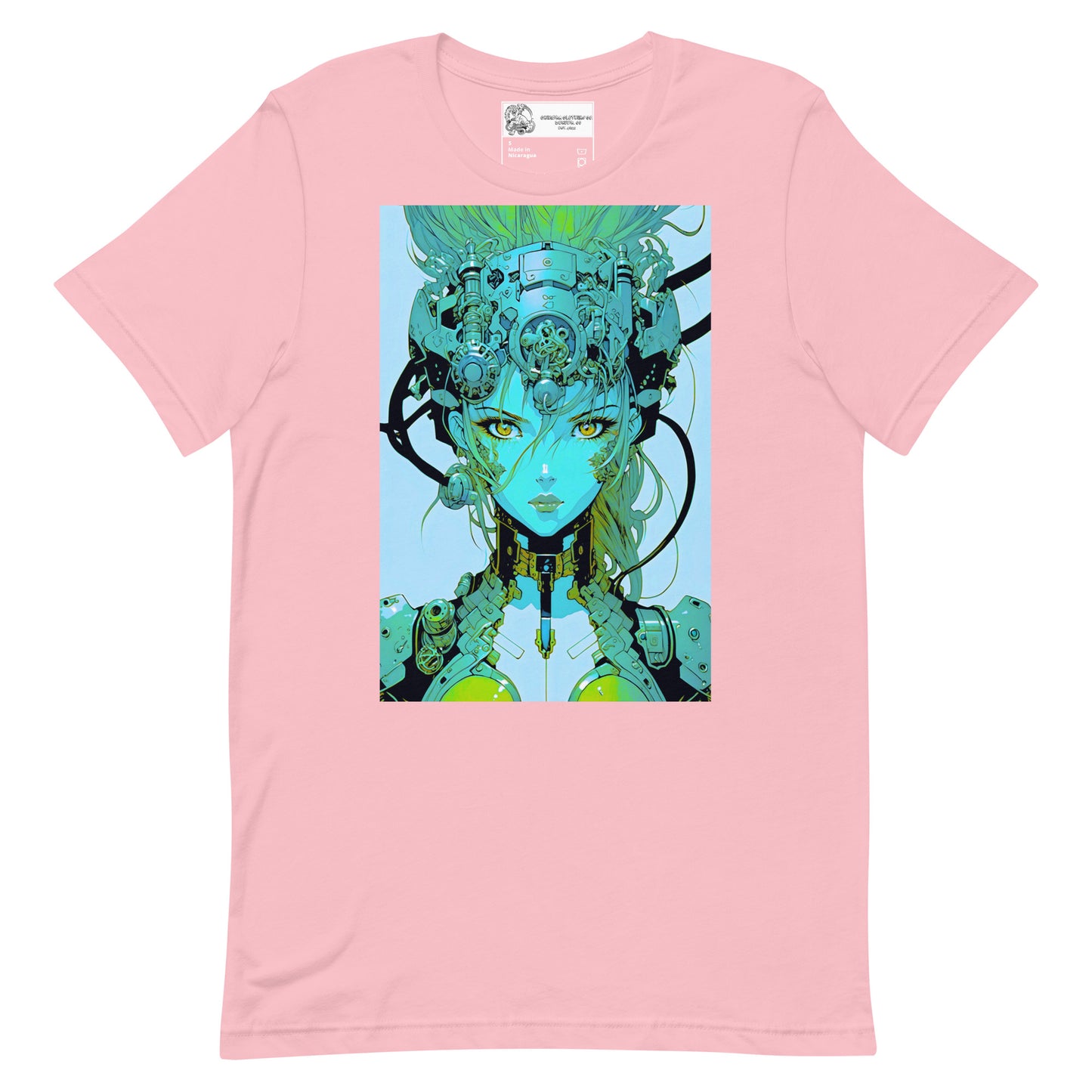 Cyborg Anime Woman #8 Unisex t-shirt