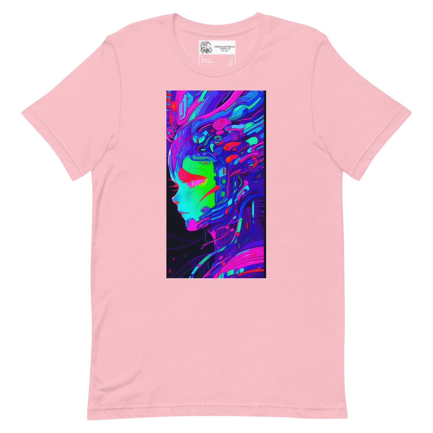 Cyborg Anime Girl #2 Unisex t-shirt