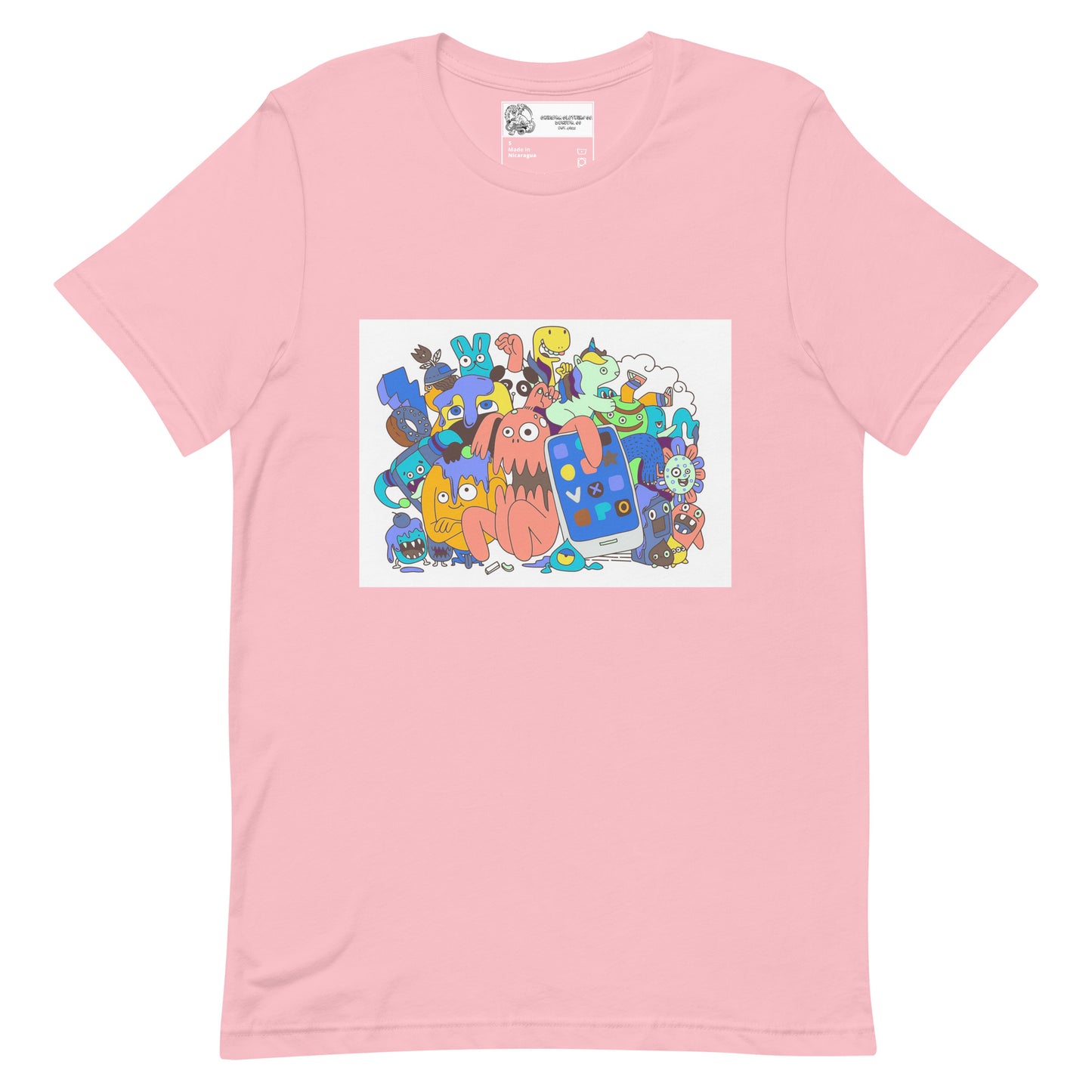 Monster Doodle Clan Unisex t-shirt