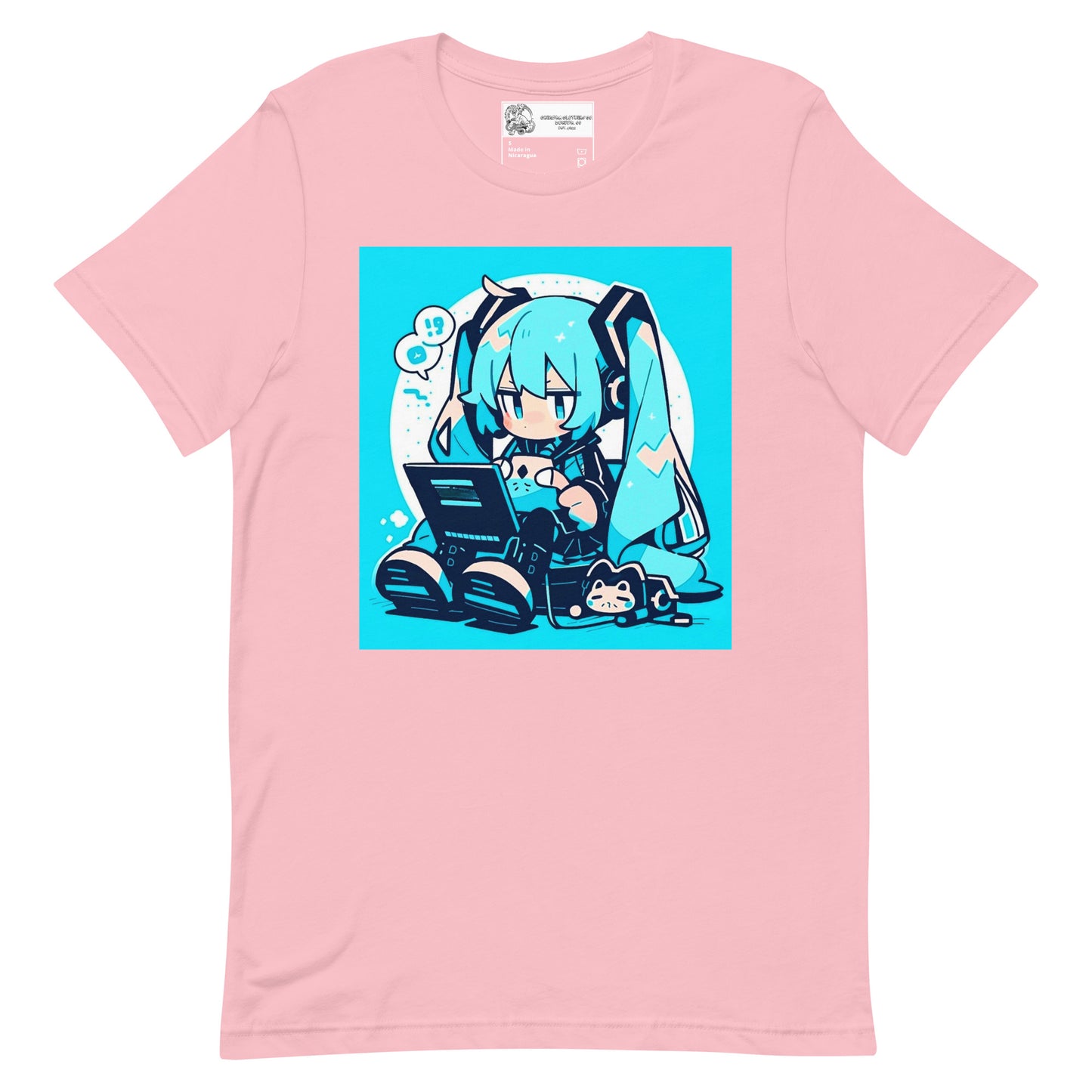 Cute Gamer Anime Hatsune Miku Unisex t-shirt