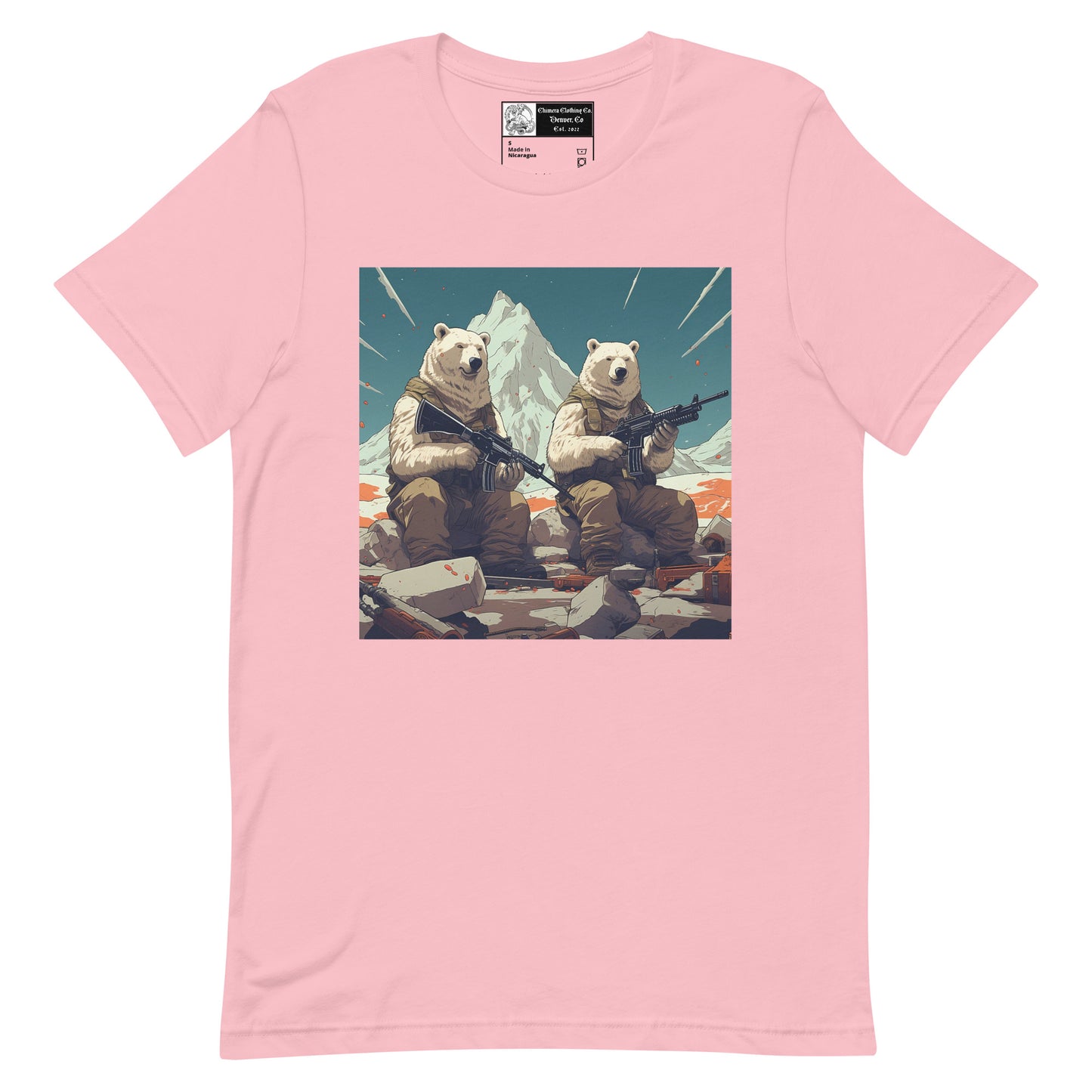 Polar Bear Soldiers Unisex t-shirt