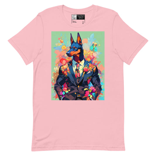 Boss Dog Doberman Unisex t-shirt