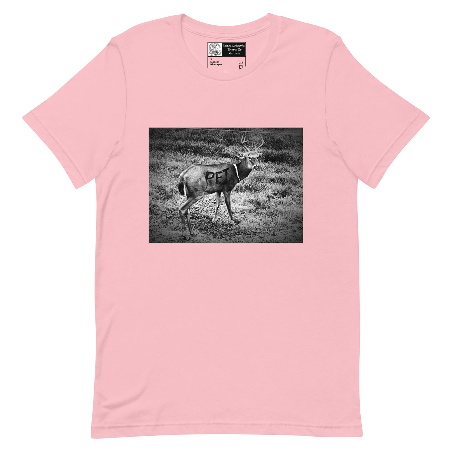 Pet Spraypainted Deer Unisex t-shirt