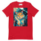 Spaceship Kitty Cat Unisex t-shirt