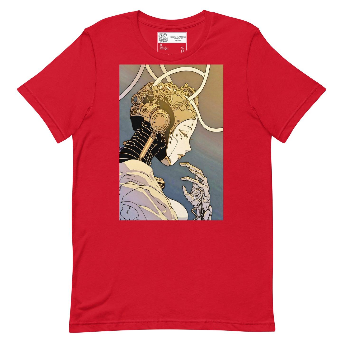 Cyborg Anime Woman #5 Unisex t-shirt