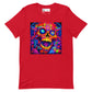 Trippy Blacklight Skull Unisex t-shirt