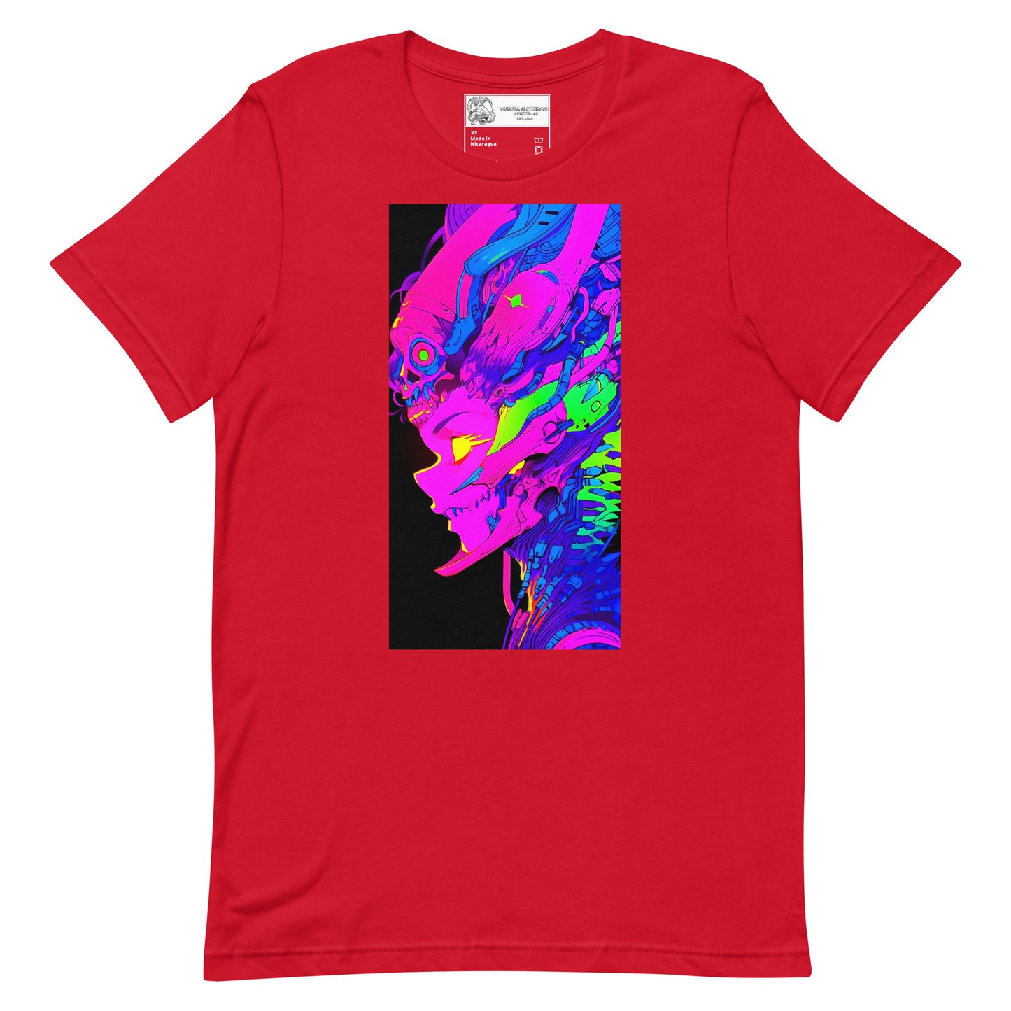 Cyborg Anime Girl #3 Unisex t-shirt