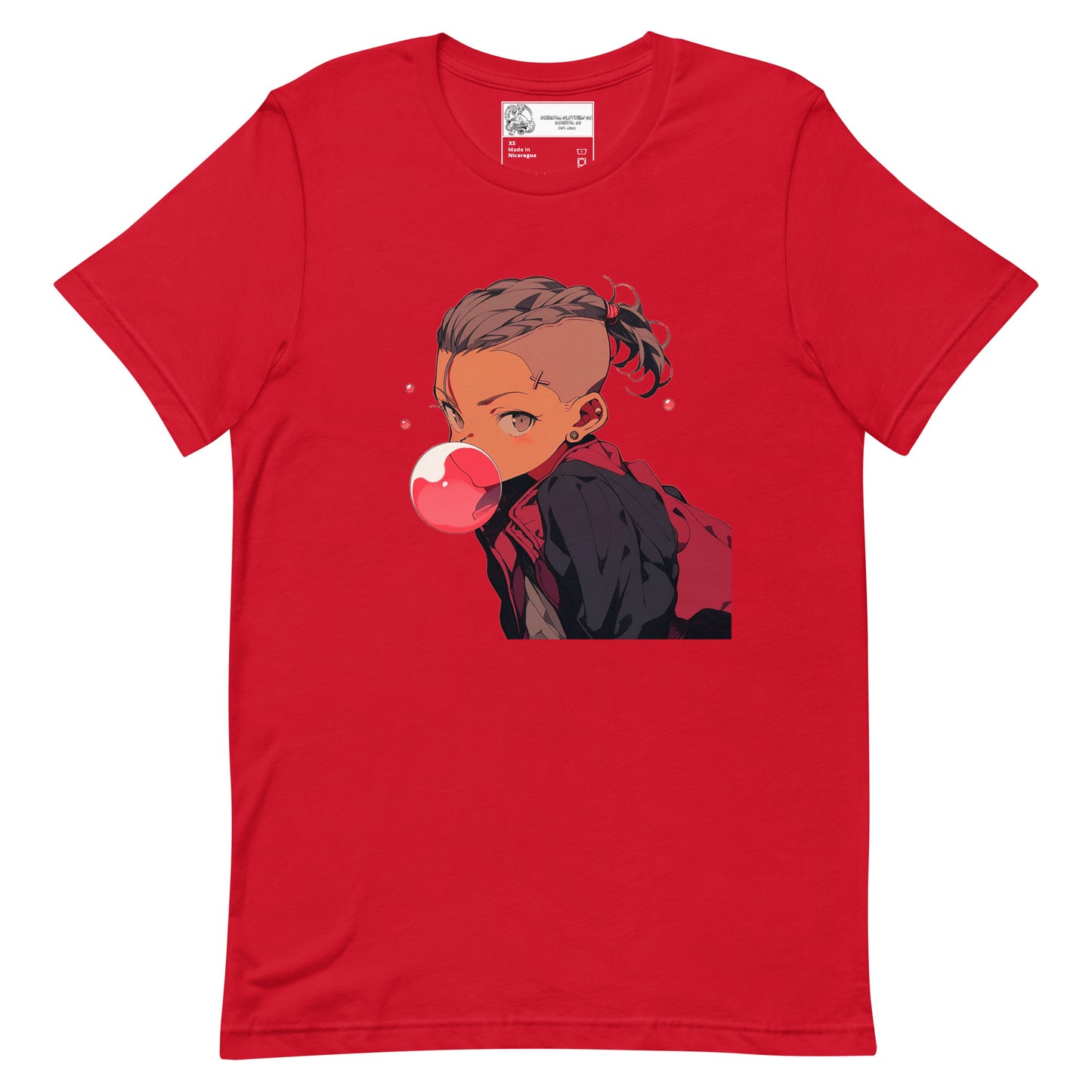 Bubblegum Anime Girl Unisex t-shirt