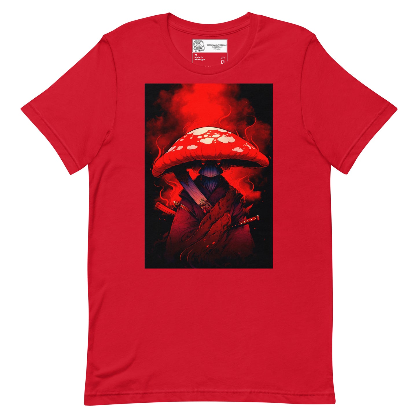 Mushroom Samurai Unisex t-shirt