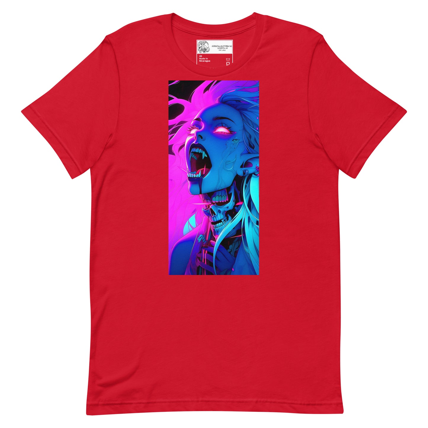 Vaporwave Hot Vampire Woman Unisex t-shirt