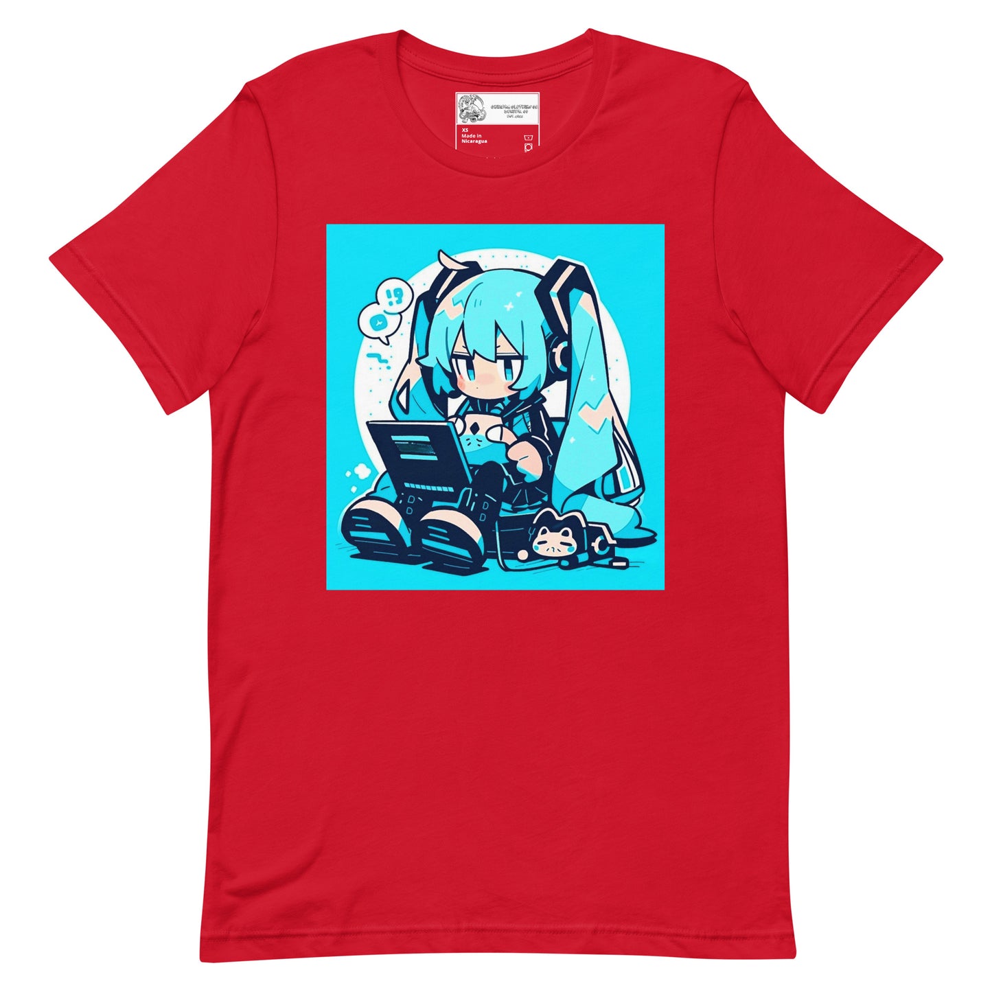 Cute Gamer Anime Hatsune Miku Unisex t-shirt