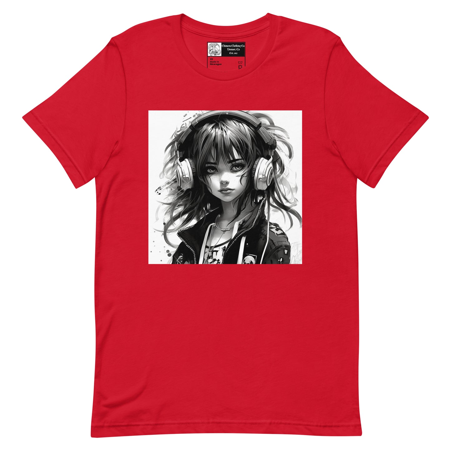 Anime Music Girl #1 Unisex t-shirt