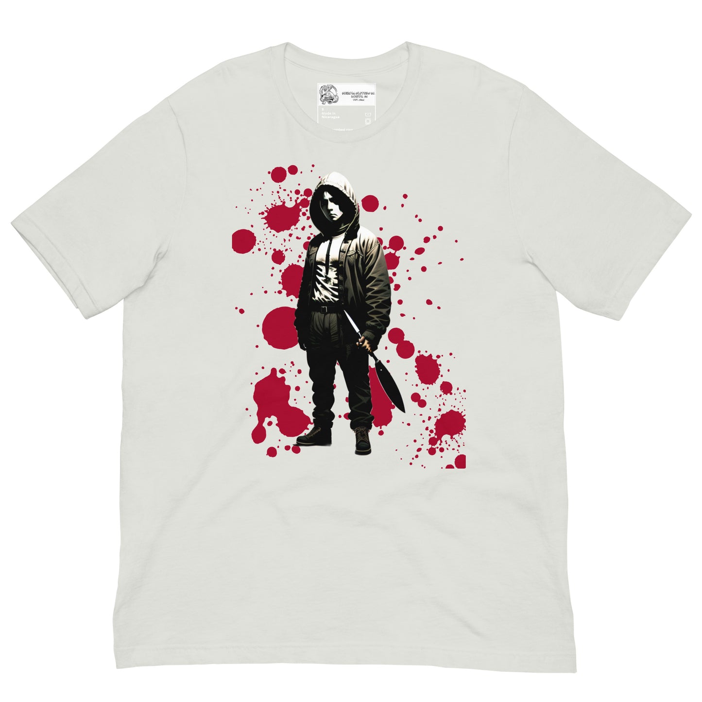 Blood Splatter Killer SOFT STYLE Unisex t-shirt