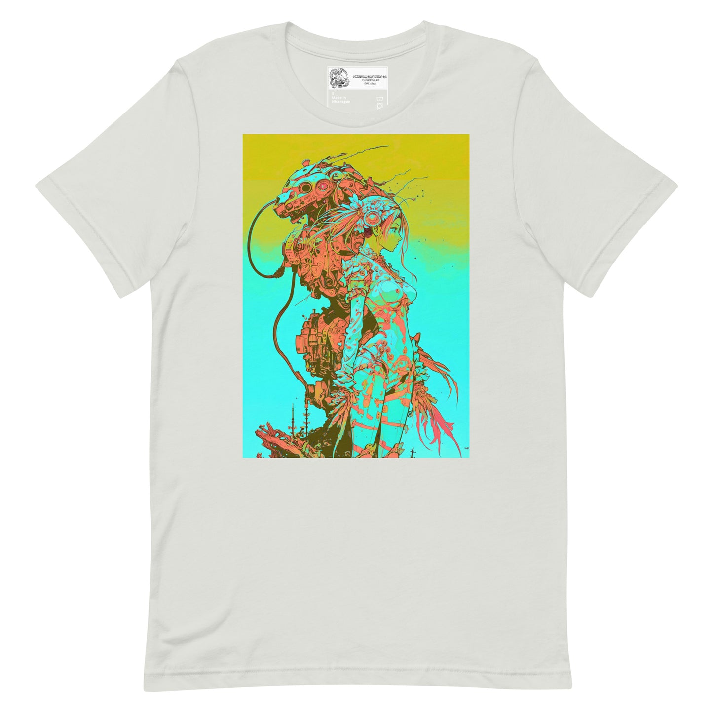 Cyborg Anime Woman #6 Unisex t-shirt