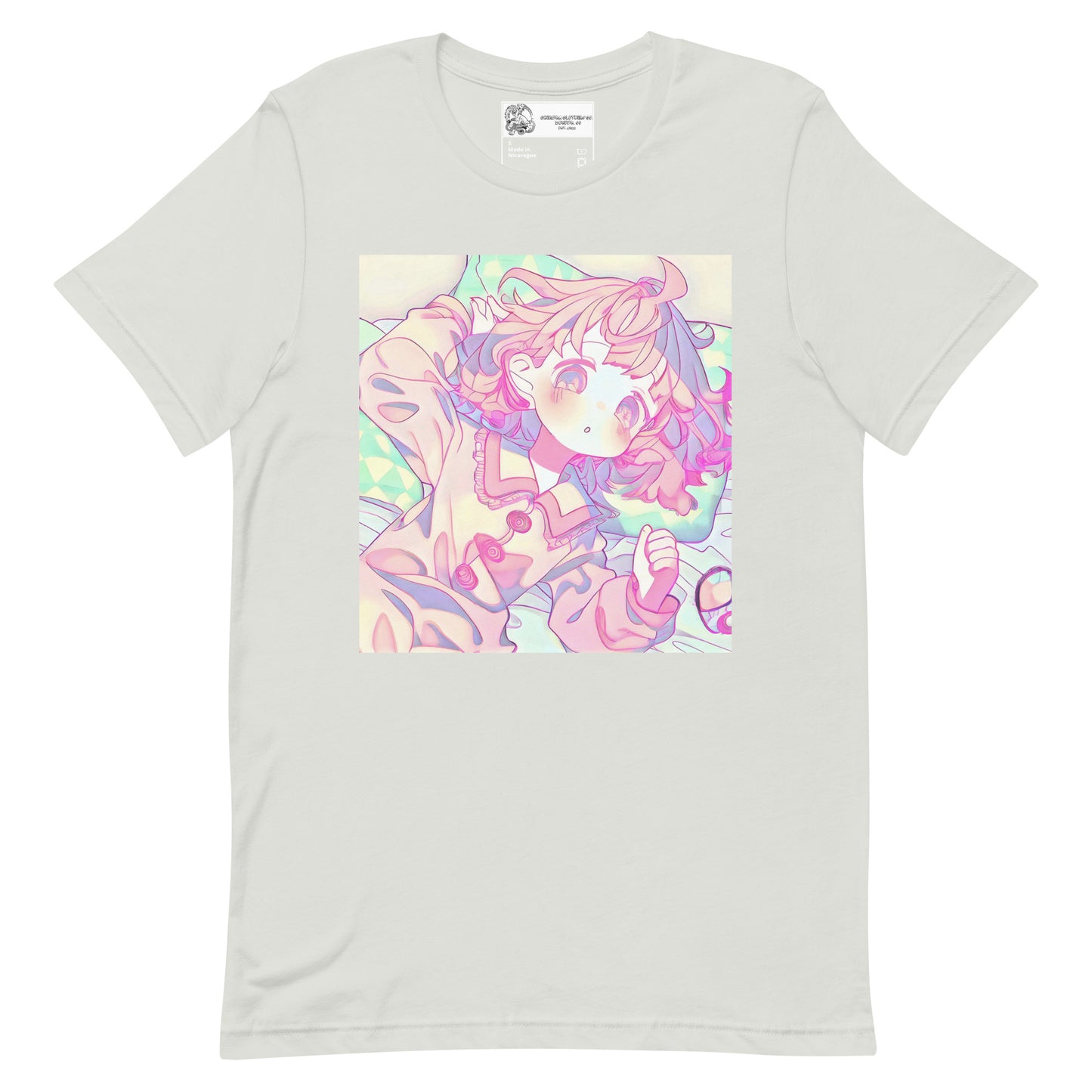 Sleepy Pastel Anime Girl Unisex t-shirt