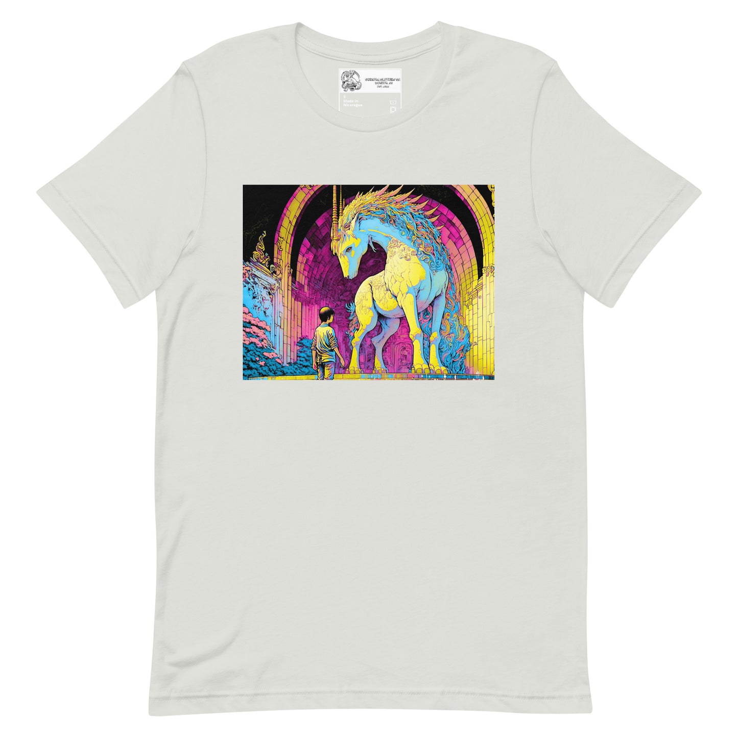 Mystic Unicorn Neon Version Unisex t-shirt