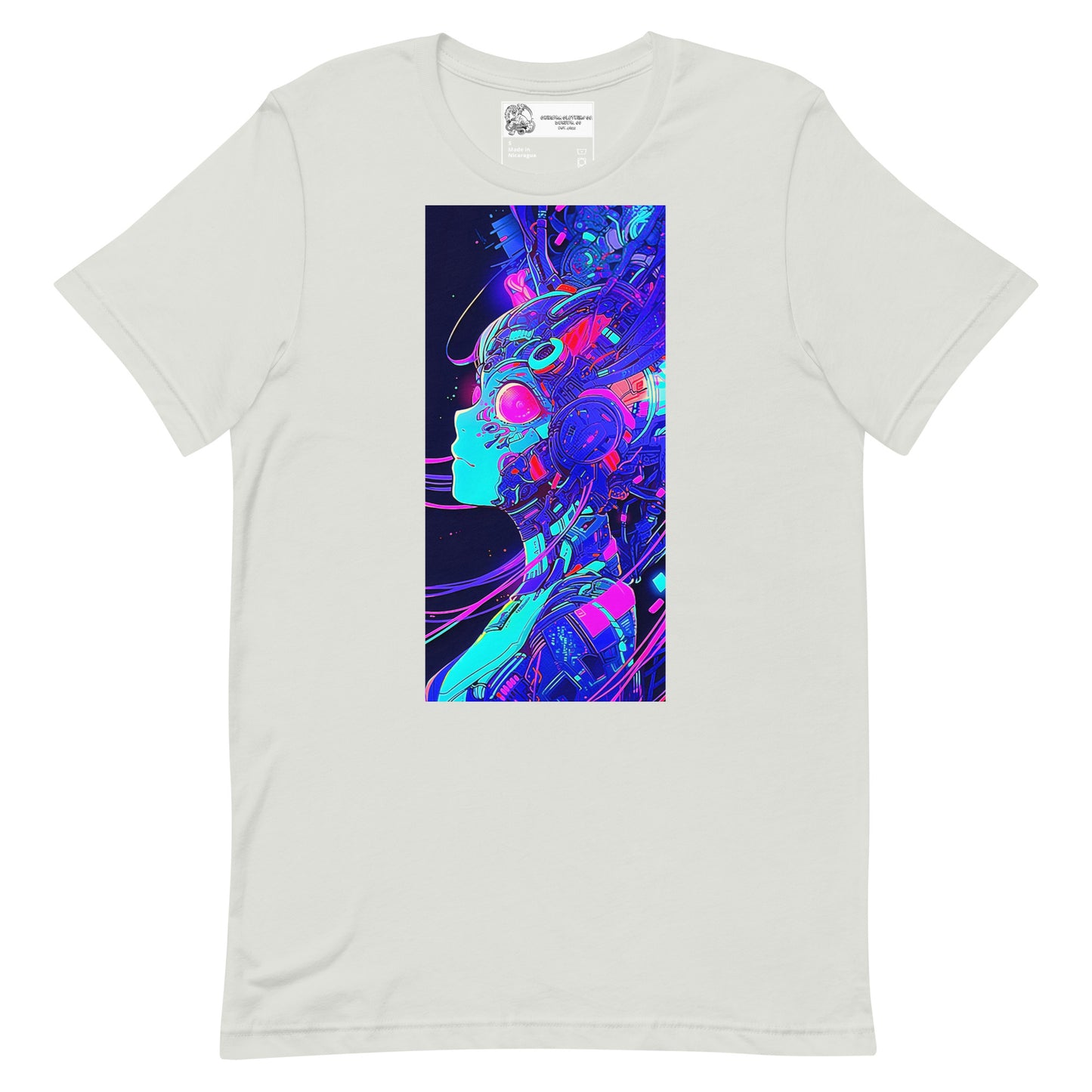 Cyborg Anime Girl #1 Unisex t-shirt