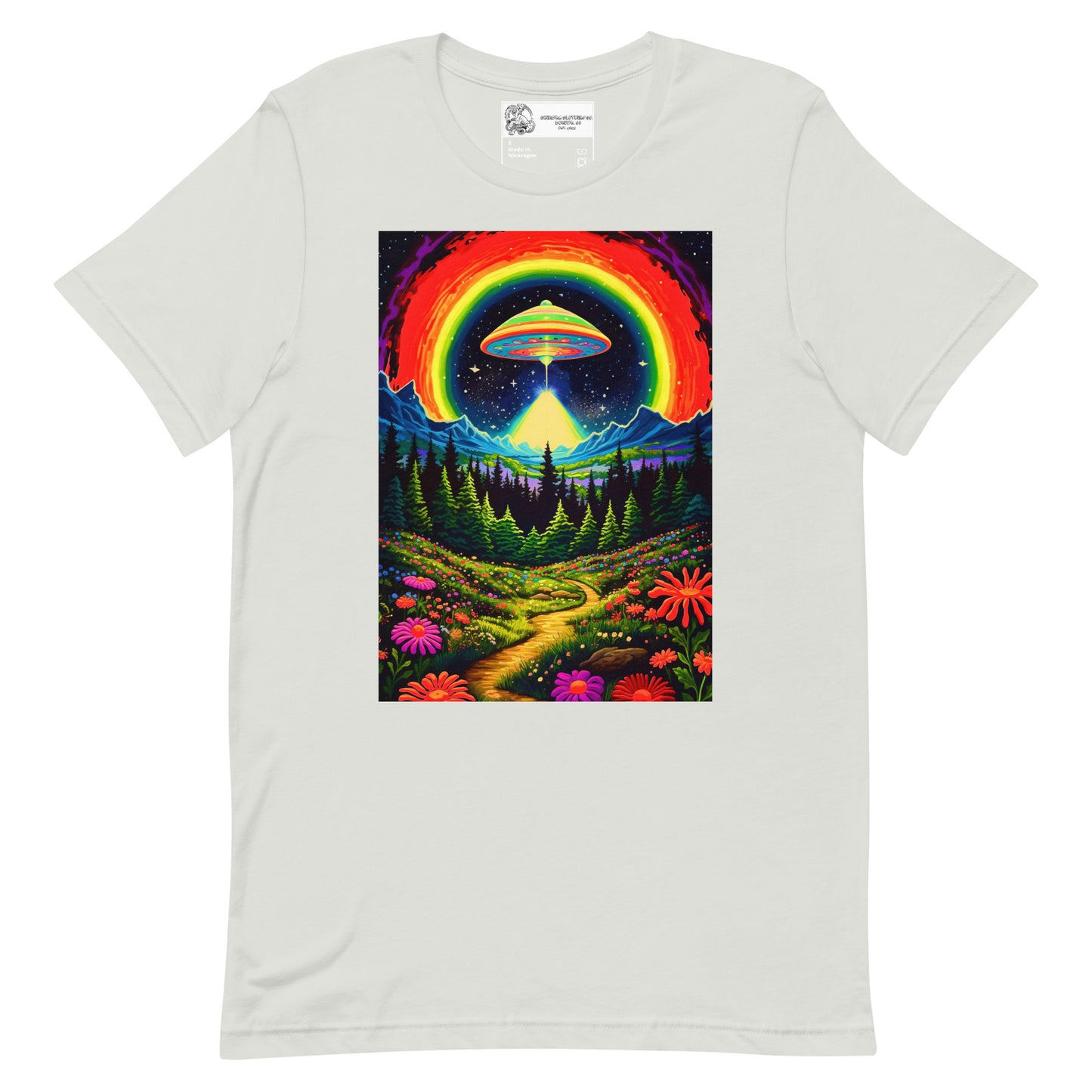 Trippy Alien Valley Unisex t-shirt