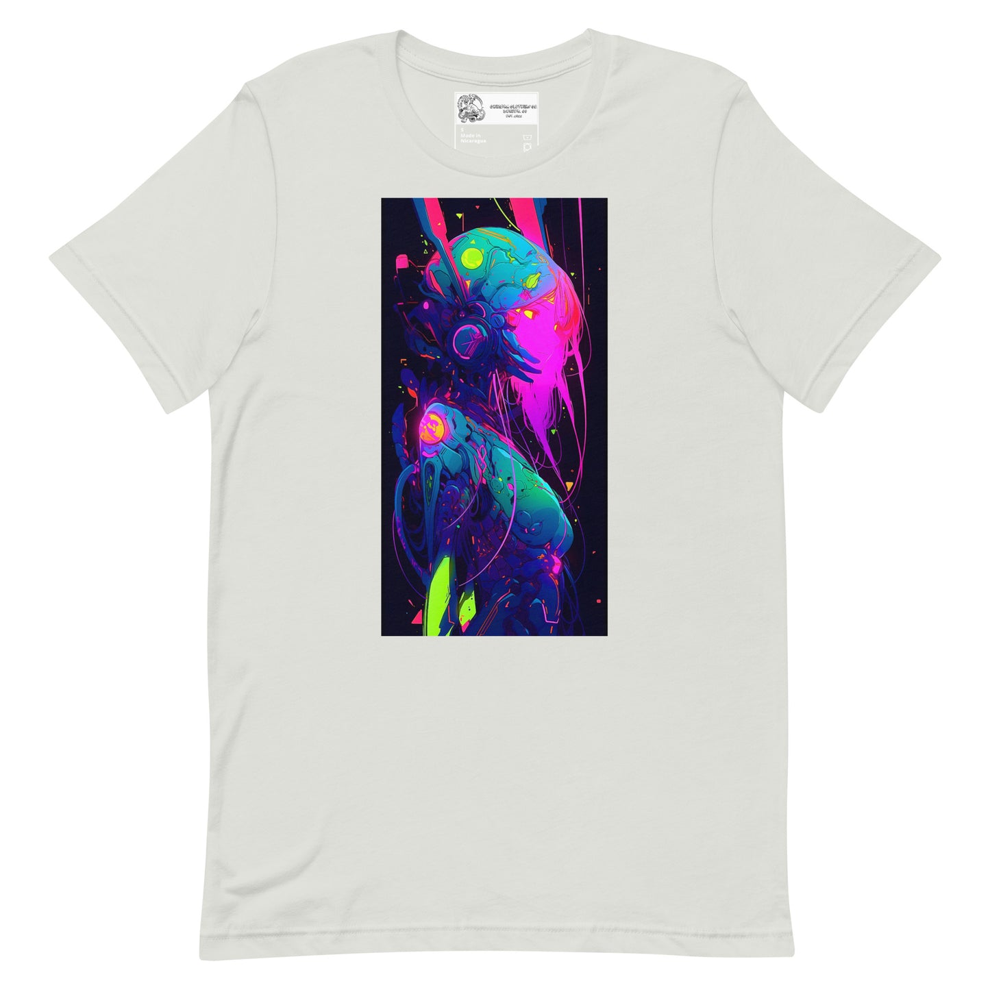 Cyborg Anime Girl #4 Unisex t-shirt