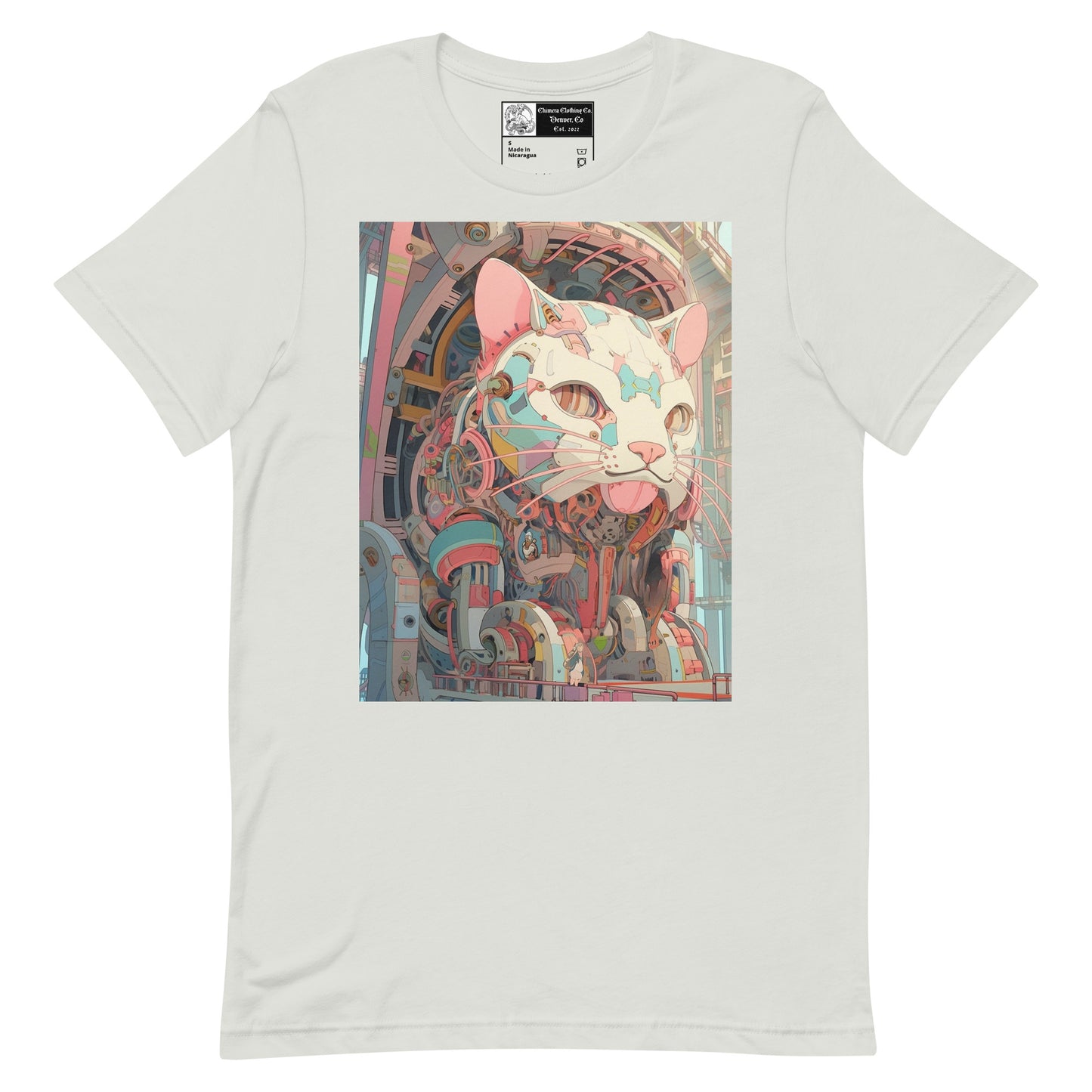 Giant Cat Robot #1 Unisex t-shirt