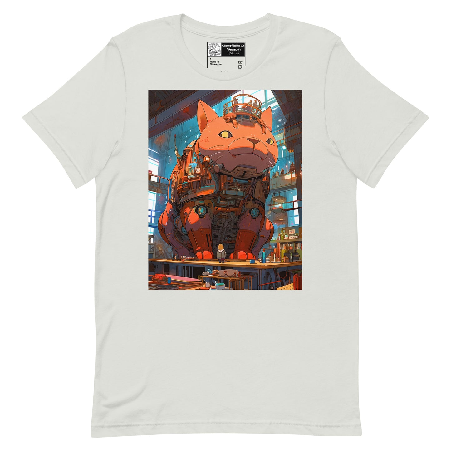 Giant Cat Robot #2 Unisex t-shirt