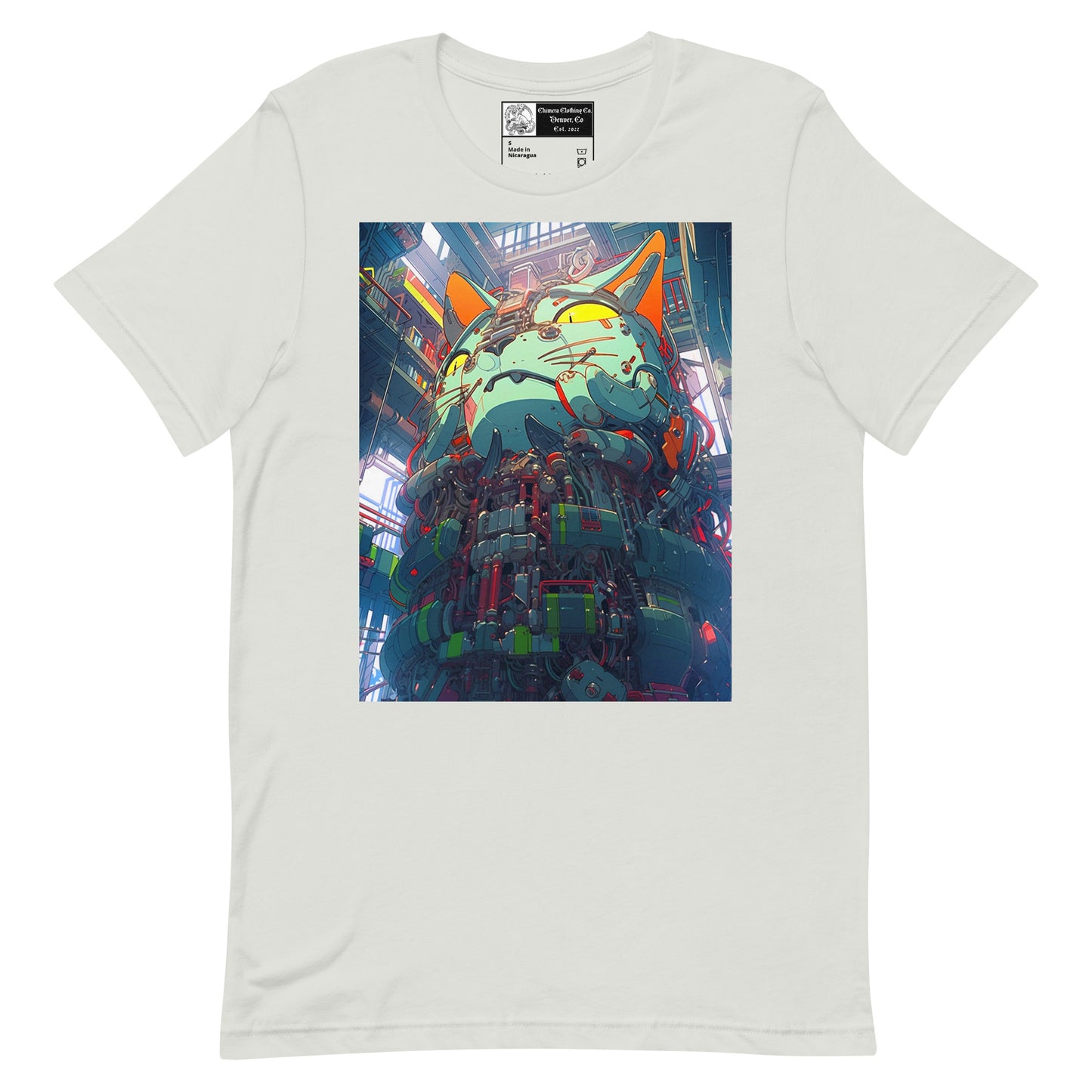 Giant Cat Robot #3 Unisex t-shirt