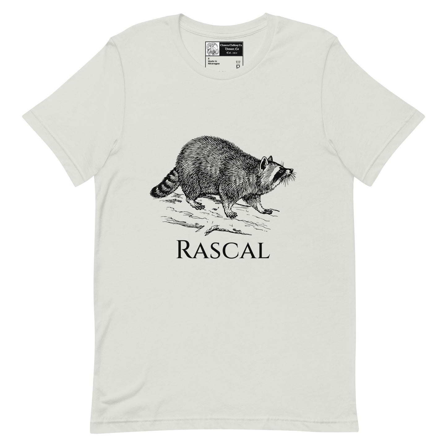 Rascal Raccoon Unisex t-shirt