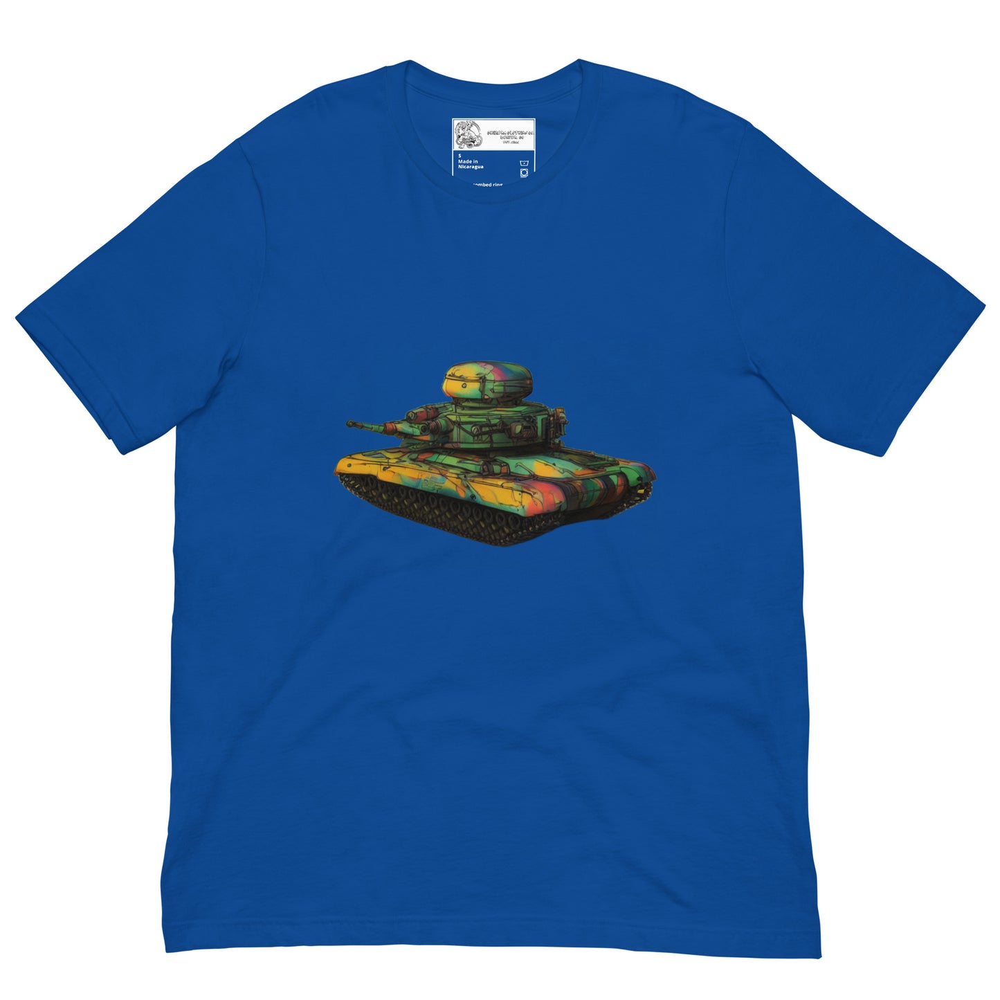 Graffiti Style Army Tank SOFT STYLE Unisex t-shirt