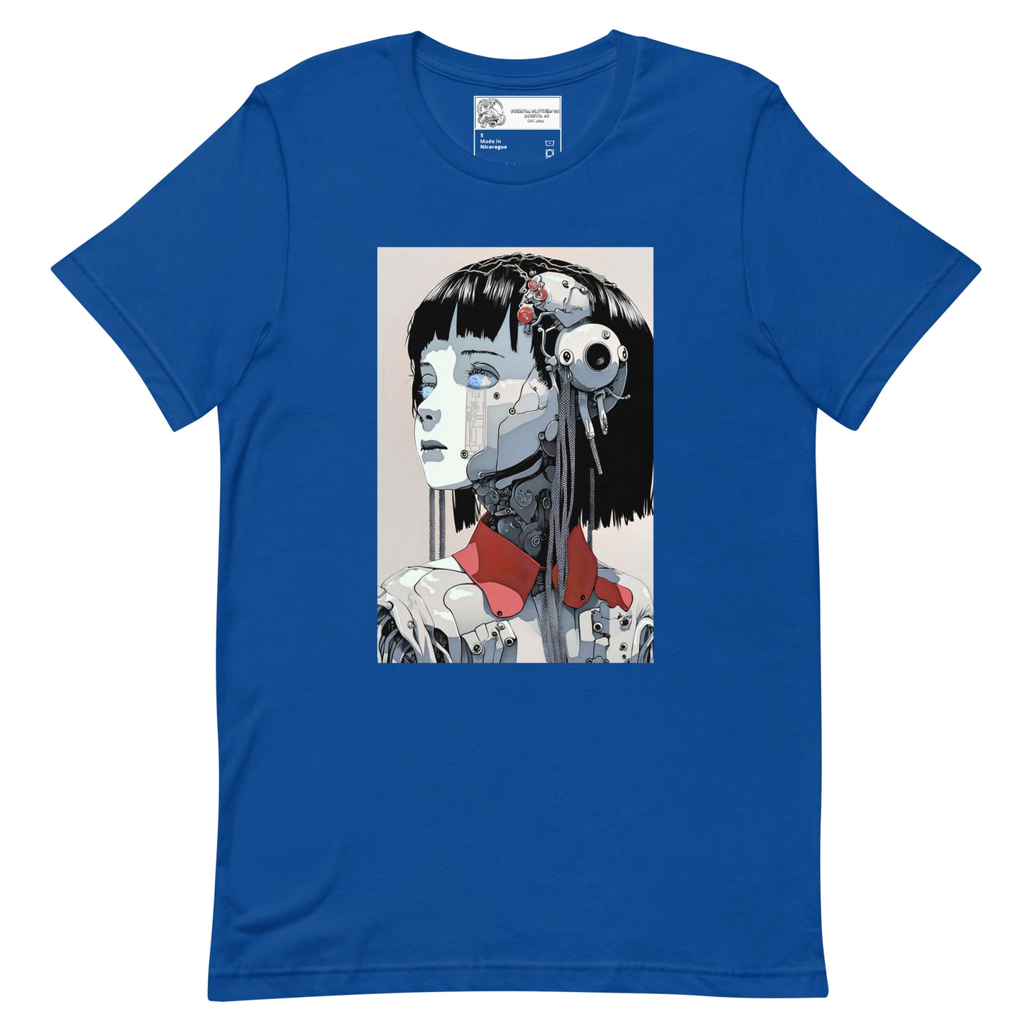 Cyborg Anime Woman #2 Unisex t-shirt