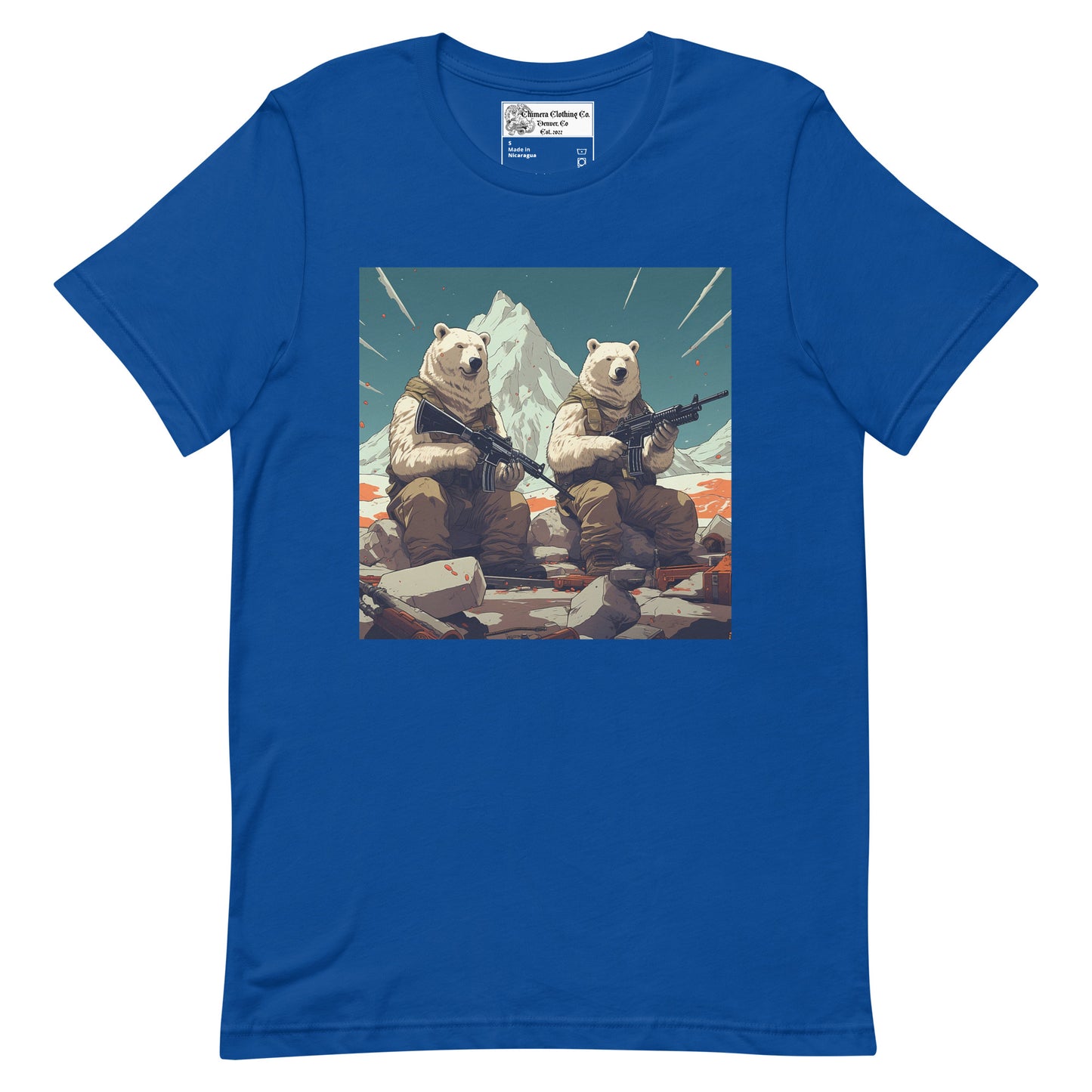 Polar Bear Soldiers Unisex t-shirt