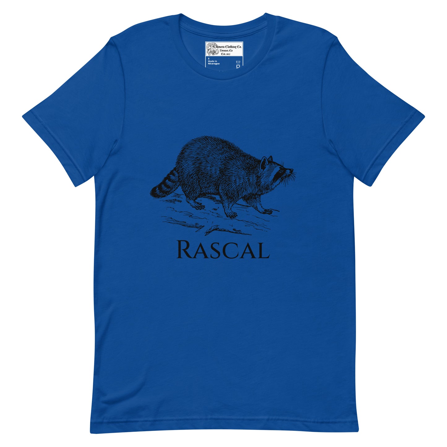 Rascal Raccoon Unisex t-shirt