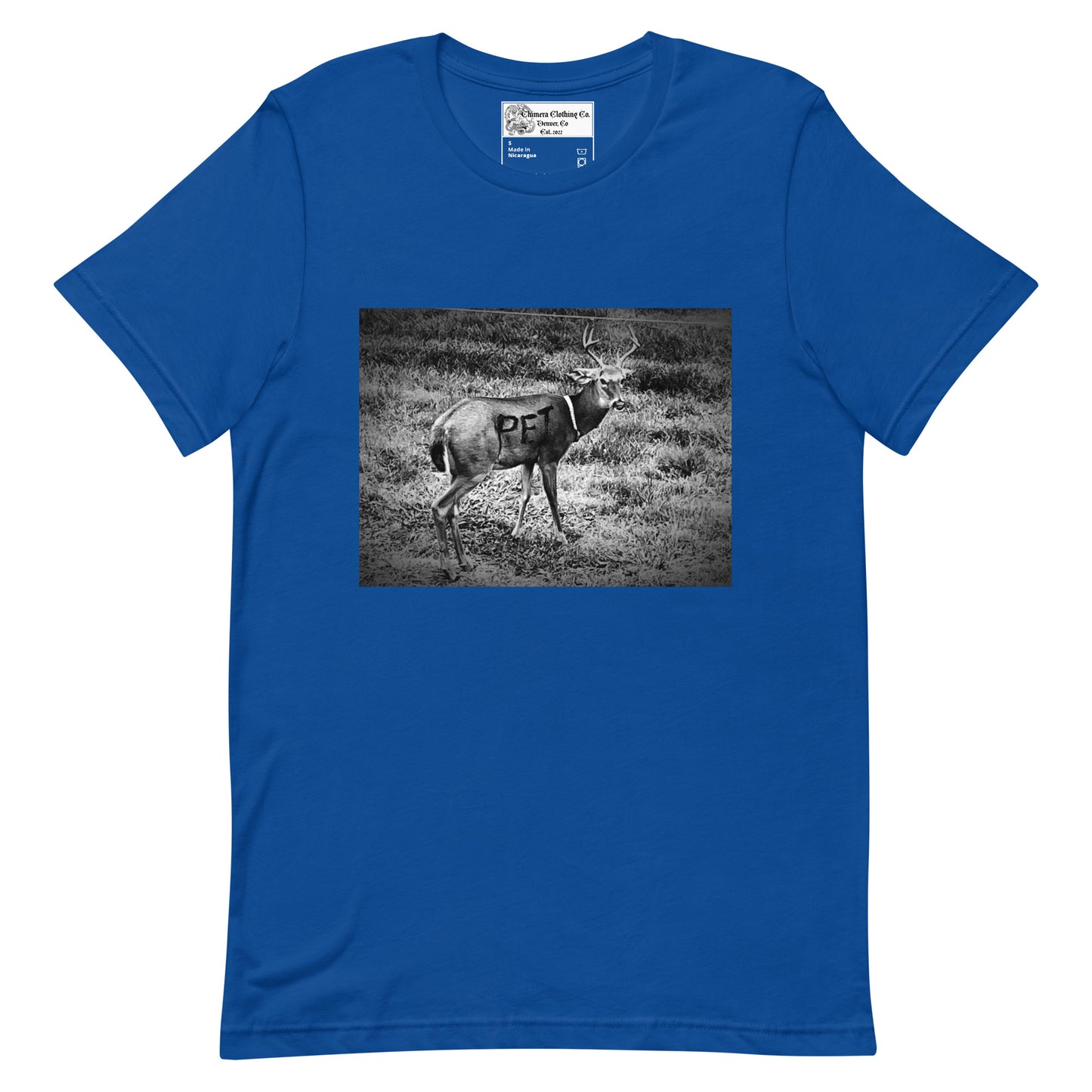 Pet Spraypainted Deer Unisex t-shirt