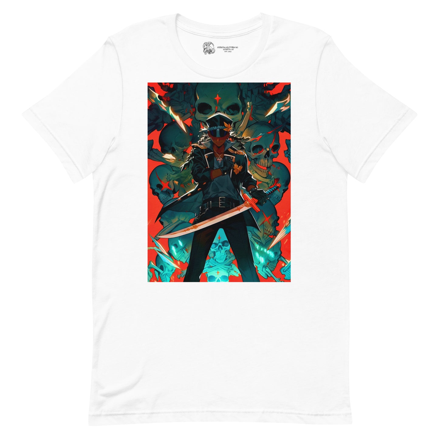 "The Captain" Anime Guy Unisex t-shirt SOFT STYLE