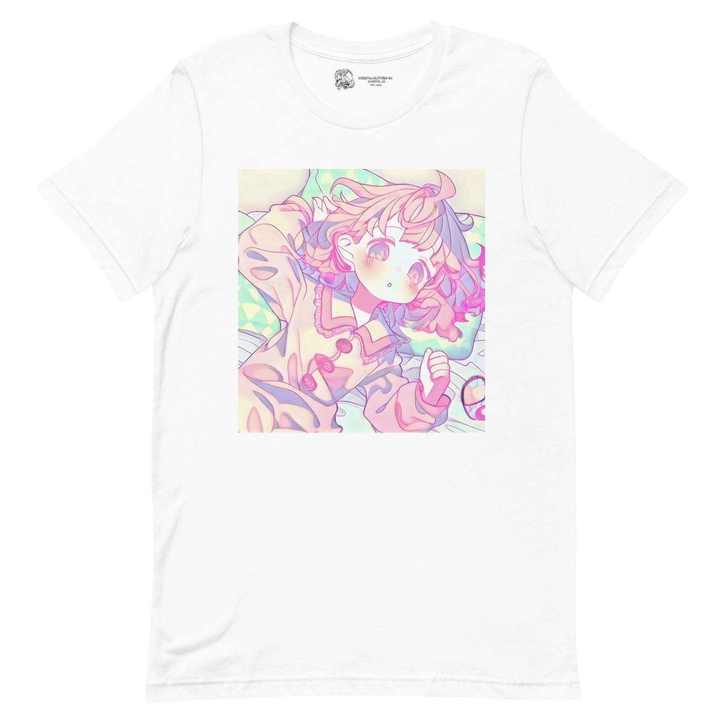 Sleepy Pastel Anime Girl Unisex t-shirt