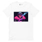 Smoking Anime Woman #4 Unisex t-shirt