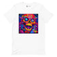 Trippy Blacklight Skull Unisex t-shirt