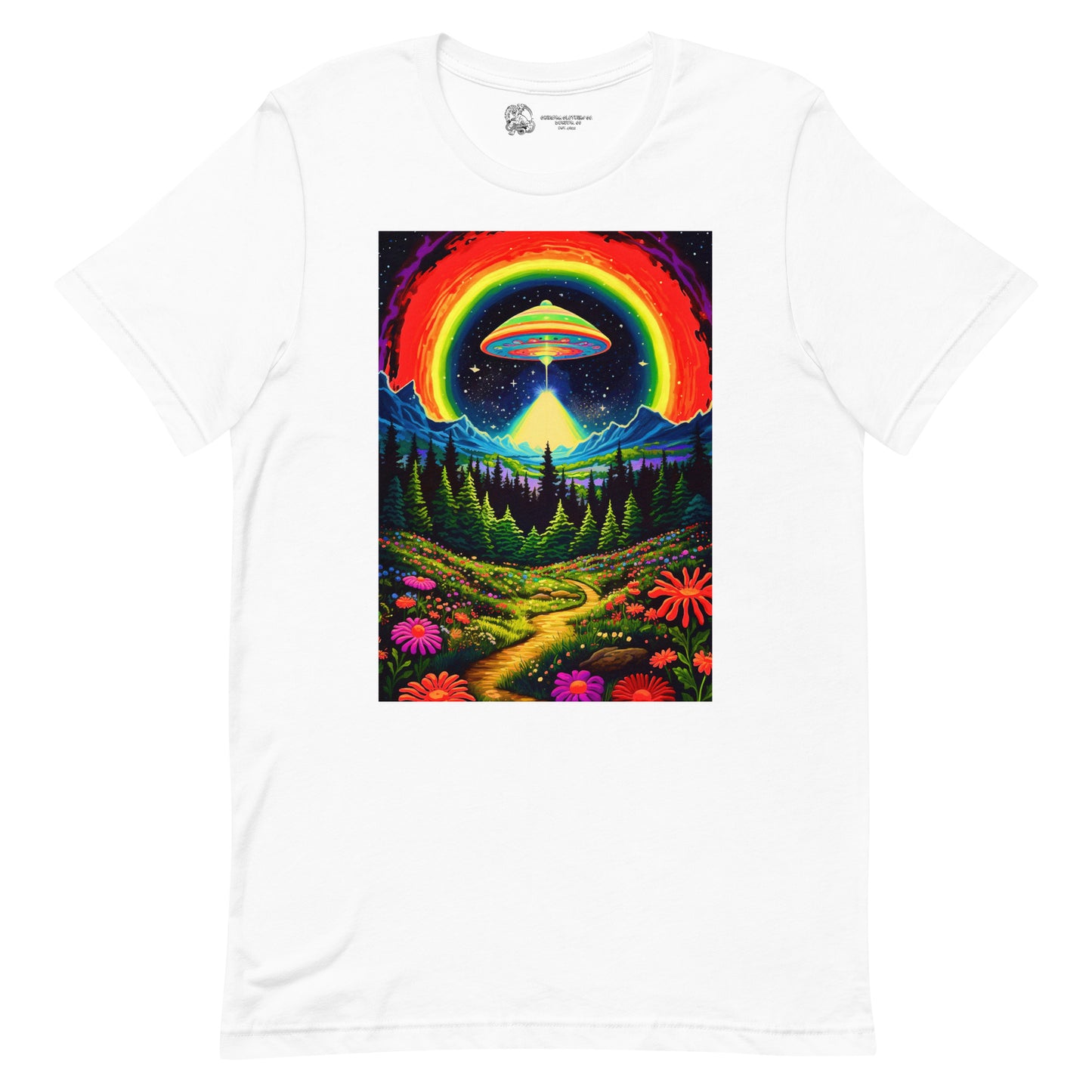 Trippy Alien Valley Unisex t-shirt