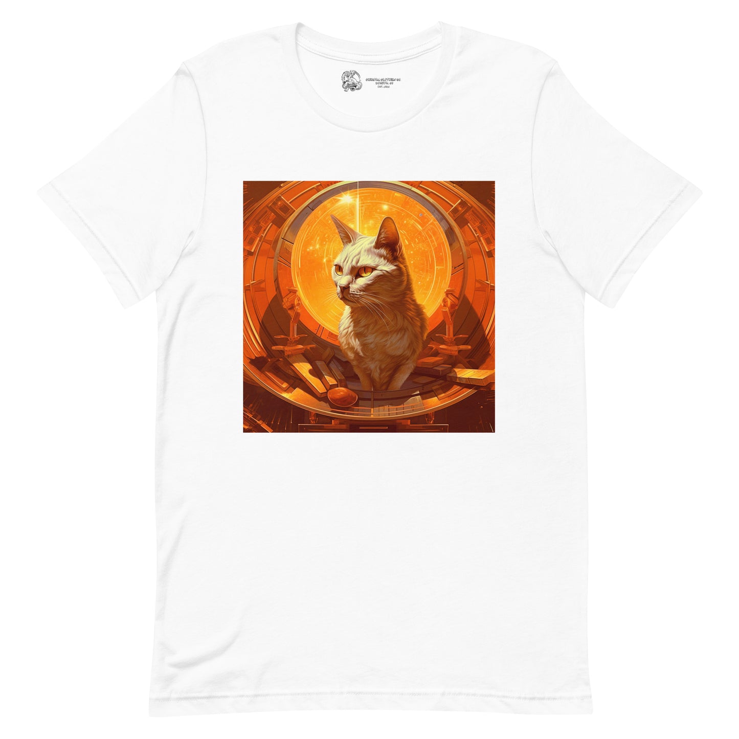 Cat Inside a Spaceship Unisex t-shirt