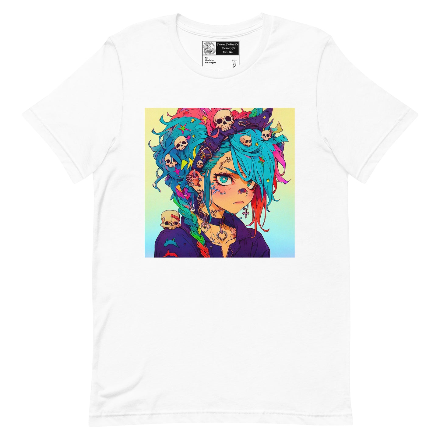 Skull Pastel Goth Girl Unisex t-shirt