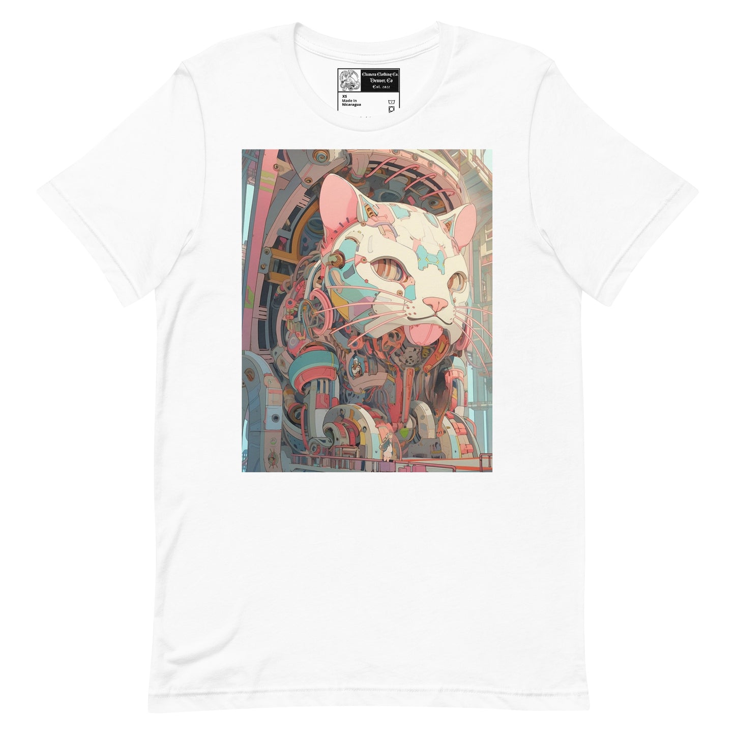 Giant Cat Robot #1 Unisex t-shirt