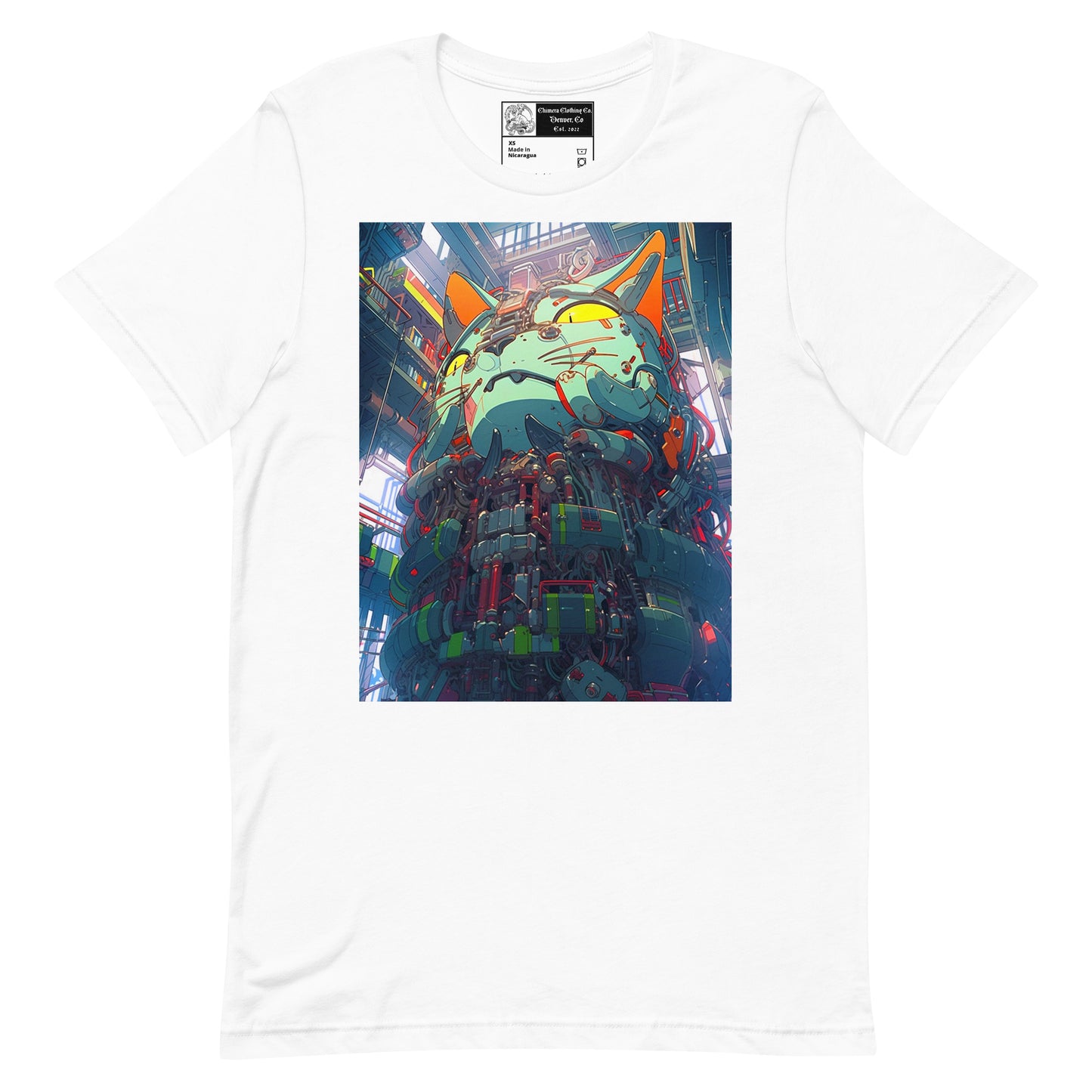 Giant Cat Robot #3 Unisex t-shirt