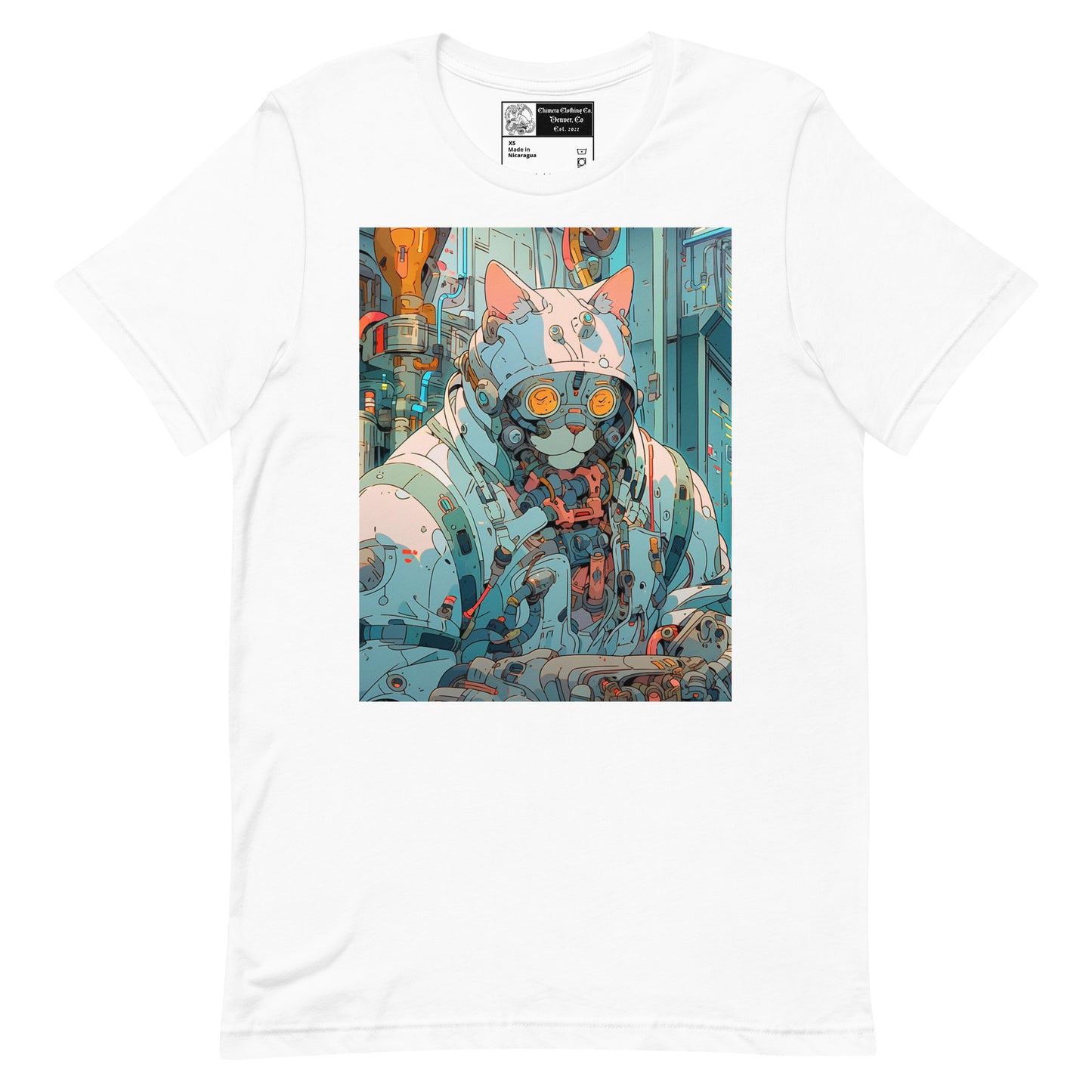 Cyborg Cat Unisex t-shirt