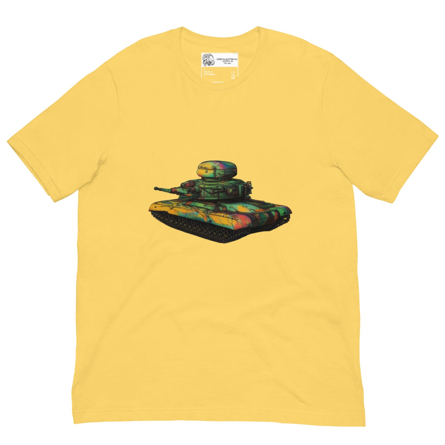 Graffiti Style Army Tank SOFT STYLE Unisex t-shirt