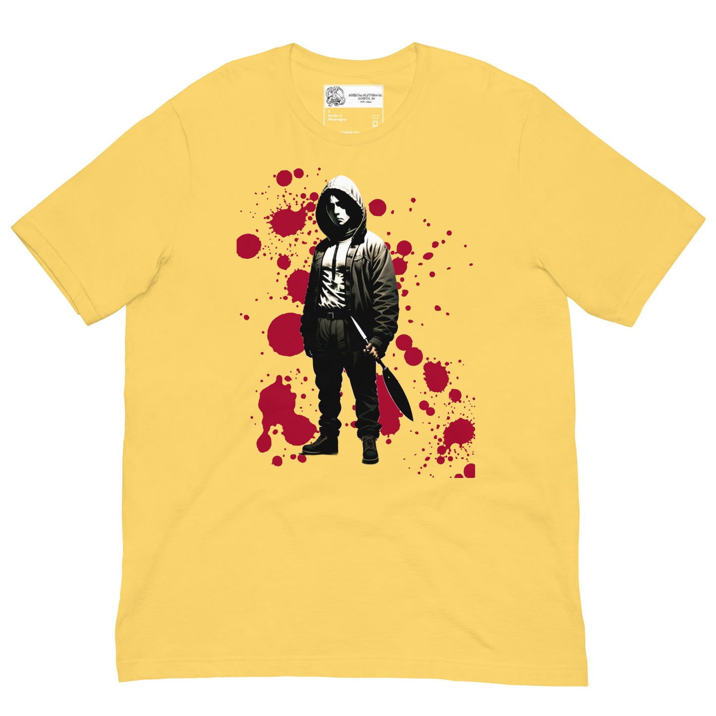 Blood Splatter Killer SOFT STYLE Unisex t-shirt