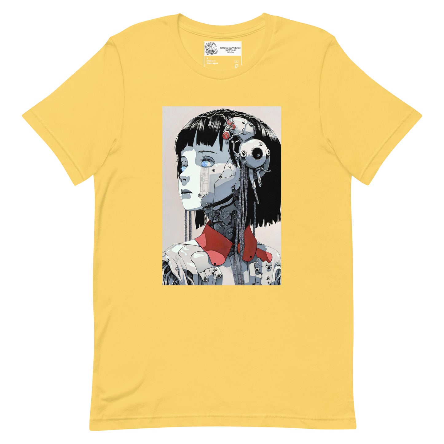 Cyborg Anime Woman #2 Unisex t-shirt